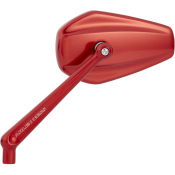 Arlen Ness Mini Stocker Mirror - Right Mirror - Red