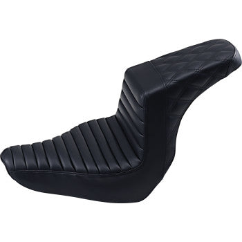 Saddlemen Step-Up Seat - Tuck & Roll / Lattice Stitch Rear - Breakout FXSB