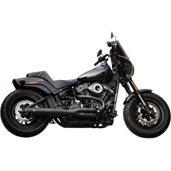S&S Cycle SuperStreet 2:1 50 State Legal Exhaust System - Black - M8 Softail