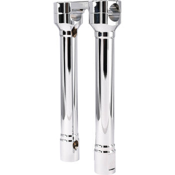 Thrashin Supply Hole Shot Risers - 10" - Chrome