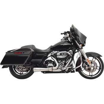 Bassani Road Rage 2-Into-1 Short Exhaust System- Stainless - 17 & Newer Touring