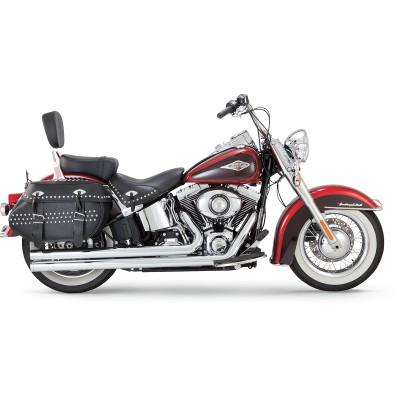 Big Shots Staggered And Long 2-Into-2 Exhaust Systems - Vance & Hines - Exhaust - Softail 86-17 (4598720102477)