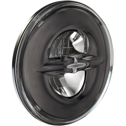Black Premium 7" Reflector-Style Led Headlamp - Drag Specialties - Headlights (4598653354061)