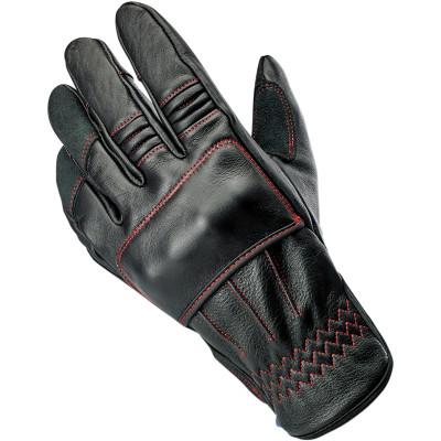 Black/Red Belden Redline Glove Xs - Gloves - Biltwell (4598750576717)