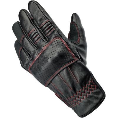 Black/Red Borrego Redline Xs - Gloves - Biltwell (4598751133773)