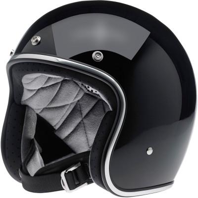 Bonanza Helmet Gloss Black Xs - Helmets - Biltwell (4598827352141)
