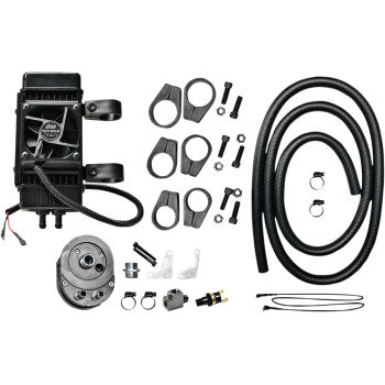 Jagg Vertical Frame-Mounted Fan-Assisted Oil Cooler Kit