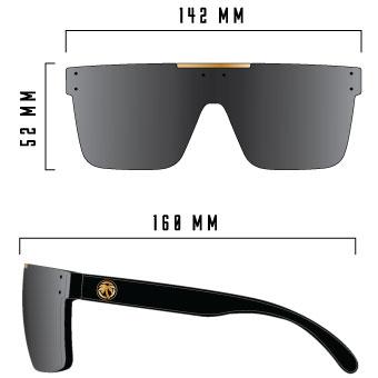 Heatwave Visual Quatro Sunglasses: Goldrush (4757698740301)
