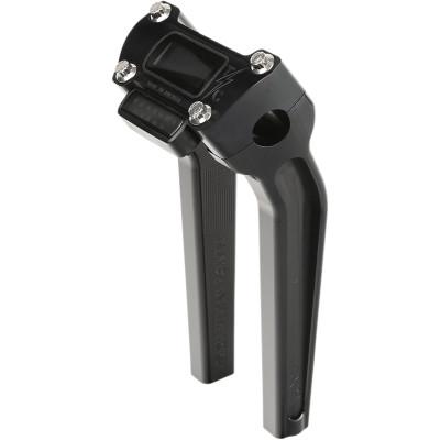 9.5" Pullback Riser Kit Black - Thrashin Supply Co. - Handlebars & Controls - Risers & Top Clamps (4598817980493)