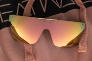 Heatwave Visual Quatro Sunglasses: Rose Gold