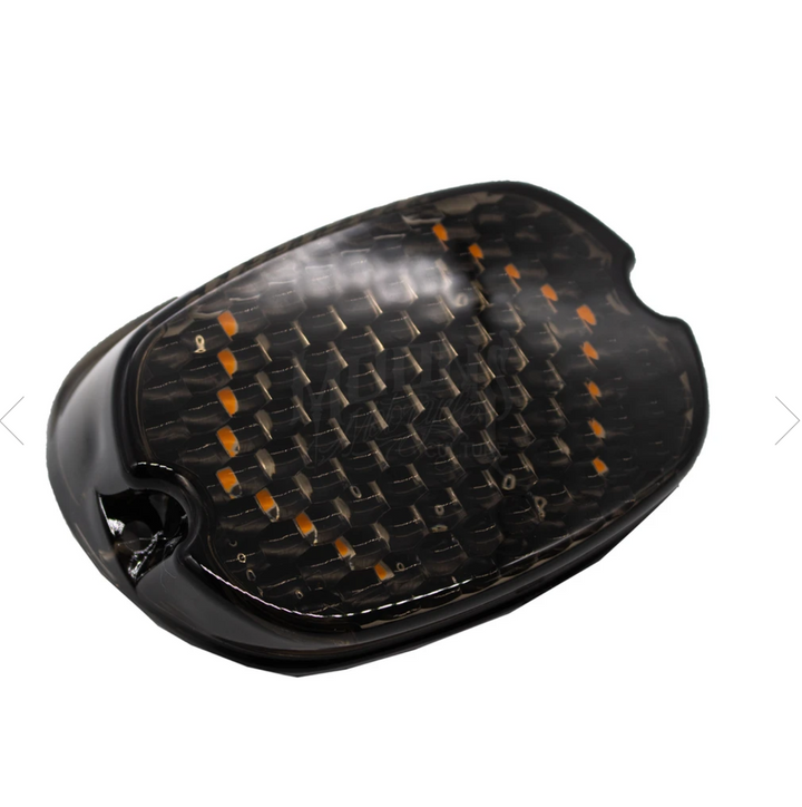 MoonsMC Low Profile LED Tail Light - V3 - Smoked - 99 & Newer HD