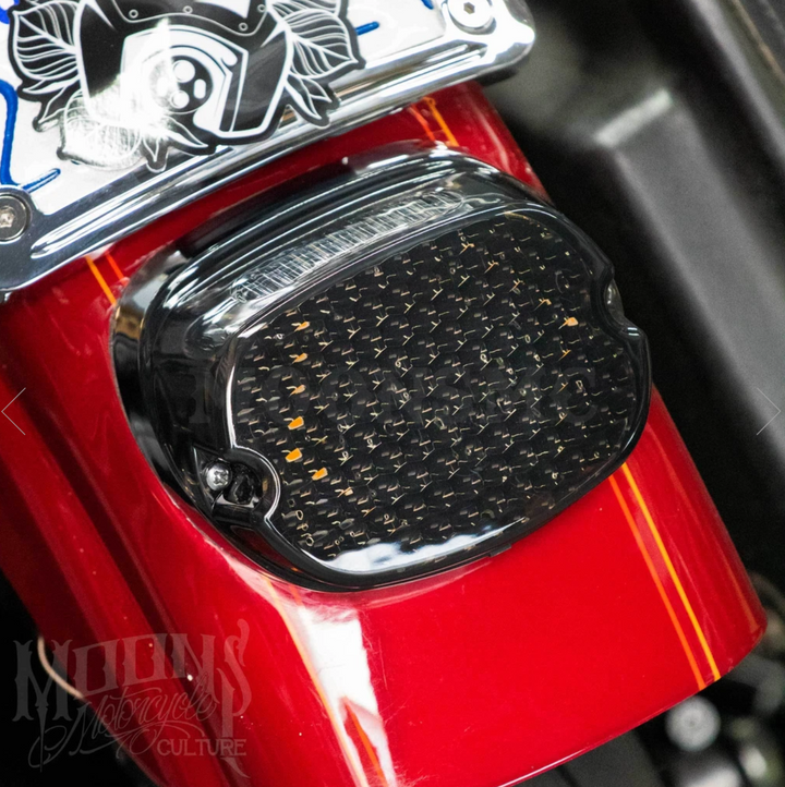 MoonsMC Low Profile LED Tail Light - V3 - Smoked - 99 & Newer HD