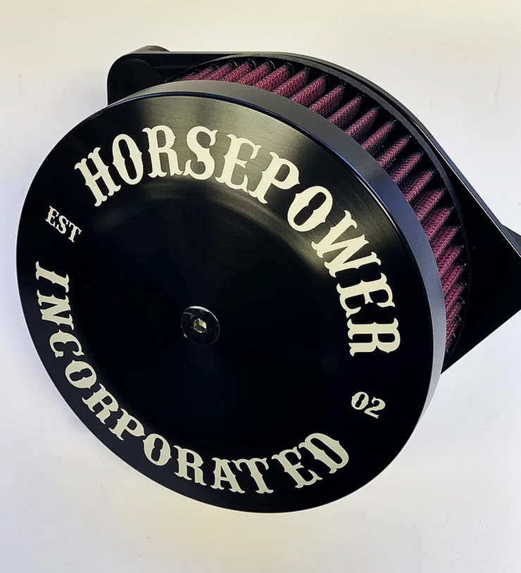 Horsepower Inc. Laser Scribe Air Cleaner Cover - HPI Inc - No Center Logo