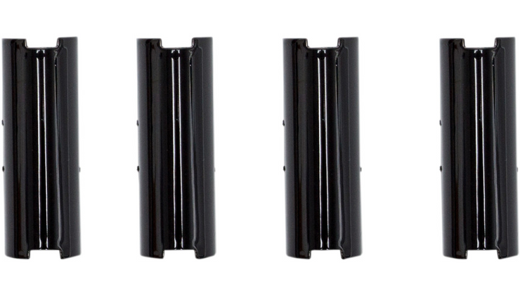 S&S Gloss Black Pushrod Tube Keepers for M8 engines