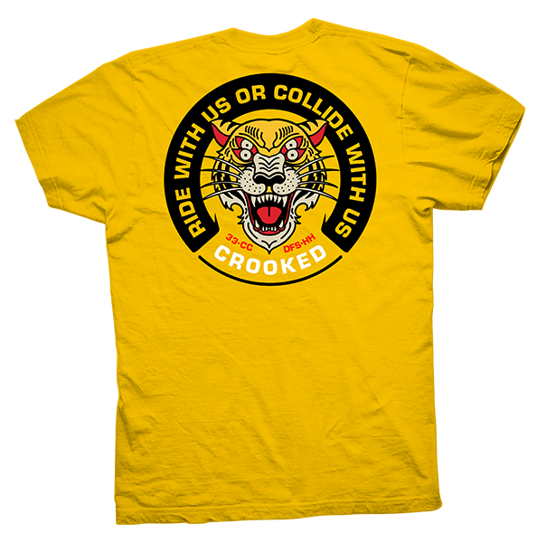 Crooked Clubhouse Tiger King T-Shirt - Yellow
