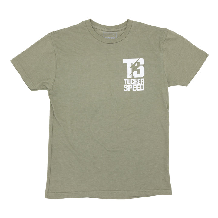 Tucker Speed Flag T-Shirt - Olive