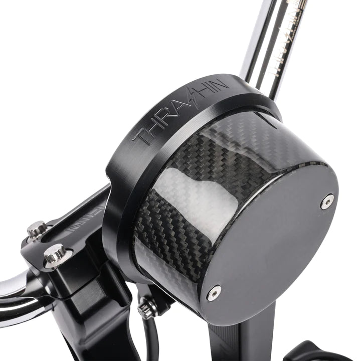 Thrashin Supply Softail Gauge Relocation - Black