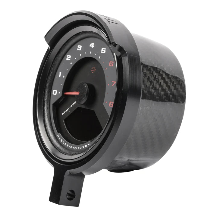 Thrashin Supply Softail Gauge Relocation - Black