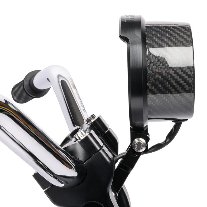 Thrashin Supply Softail Gauge Relocation - Black