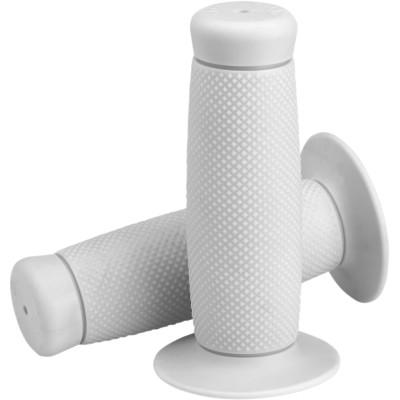 White 1" Renegade Grips - Handlebars & Controls - Biltwell (4598788685901)