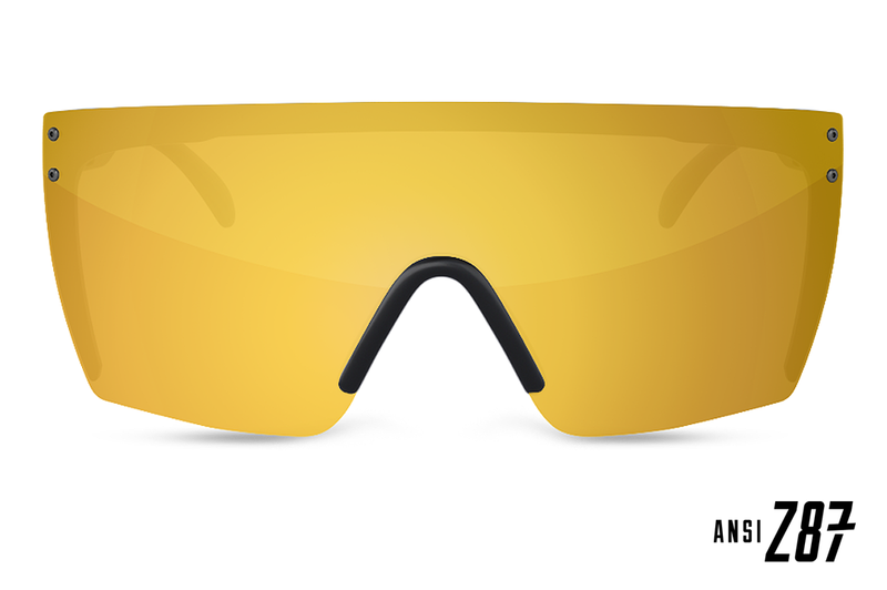 Heatwave Visual Lazer Face Sunglasses: Gold Rush (4758684663885)