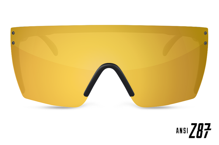 Heatwave Visual Lazer Face Sunglasses: Gold Rush (4758684663885)