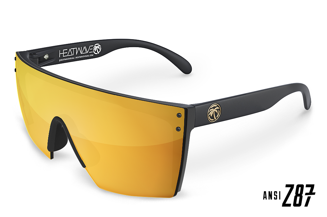 Heatwave Visual Lazer Face Sunglasses: Gold Rush (4758684663885)