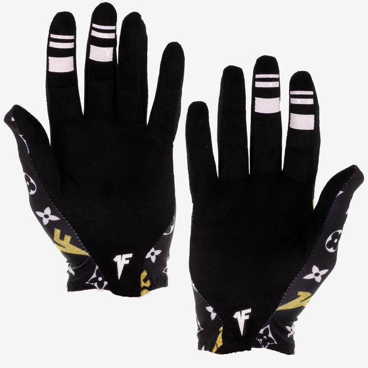 1FNGR Black x Gold Louis Gloves