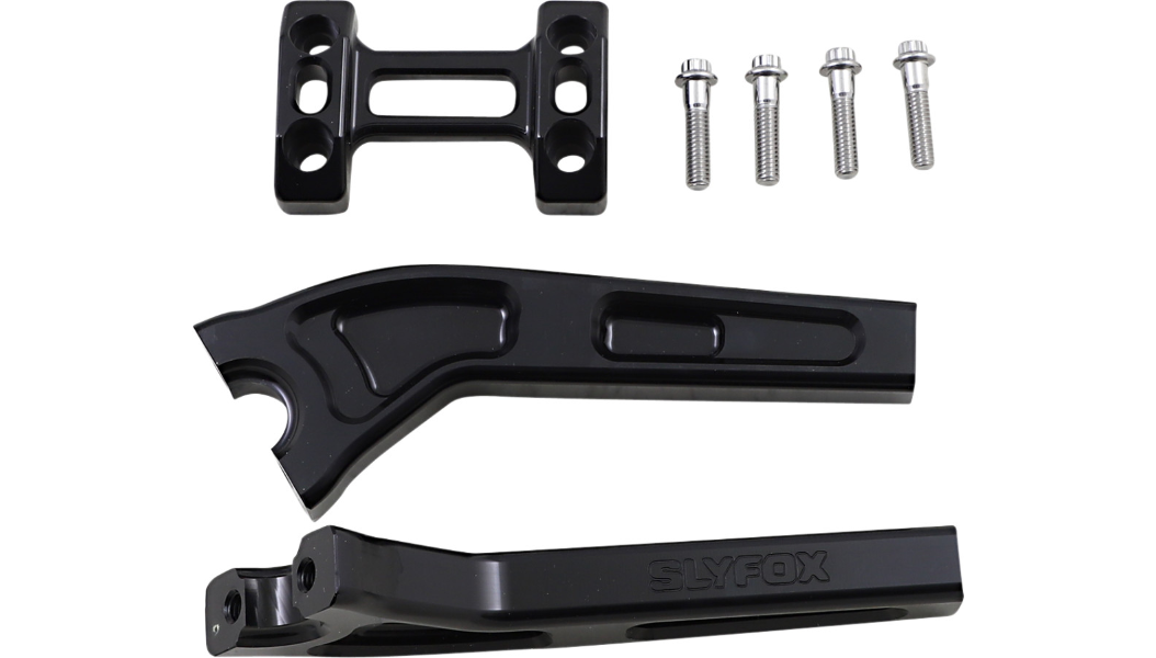 SLYFOX 8" Risers - 1.5" Pullback - Black