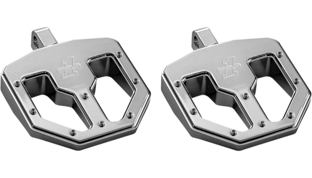 Pro-One Performance BMX V1 Billet Footpegs - Chrome