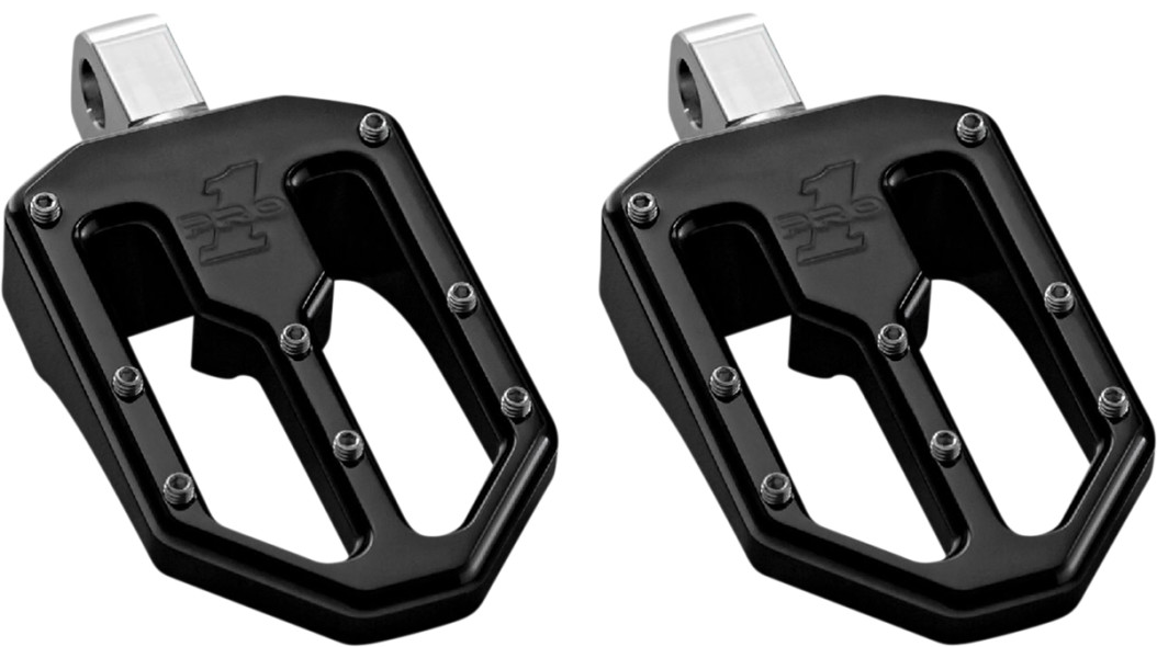 Pro-One Performance Moto V1 Billet Footpegs - Black