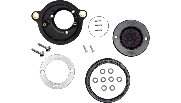 S&S Cycle Air Stinger Stealth Air Cleaner Kit - W/ S&S Ring Cover - 17 & Newer M-Eight