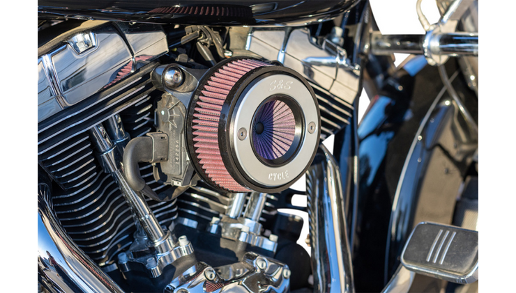 S&S Cycle Air Stinger Stealth Air Cleaner Kit - W/ S&S Ring Cover - Throttle By Wire Twin Cam Models