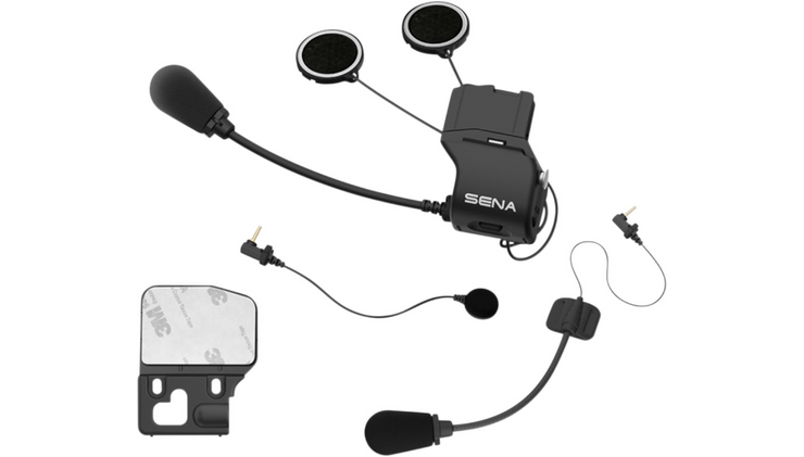 Sena Universal Helmet Clamp Kit with Slim Speakers (20S, 20S EVO, 30K),  Black