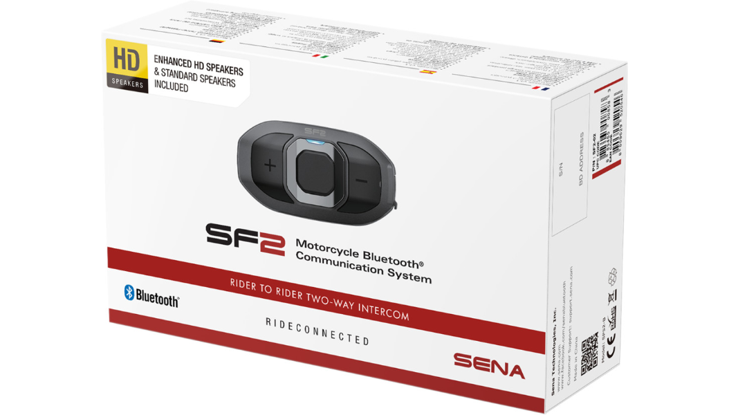 Sena SF2 Bluetooth Communication System With Dual Speakers Sena SF2 Bluetooth Communication System With Dual Speakers