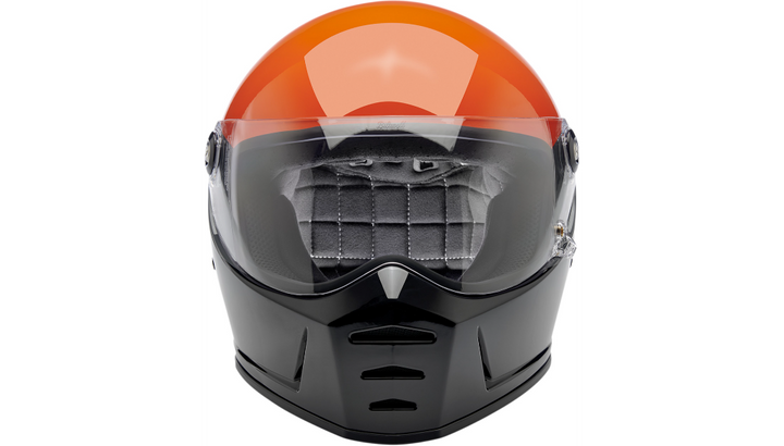 Biltwell Lane Splitter Helmet - Podium Orange/Gray/Black