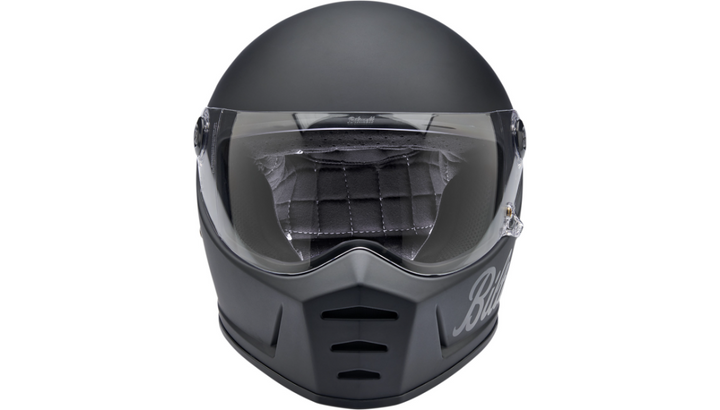 Biltwell Lane Splitter Helmet - Flat Black Factory