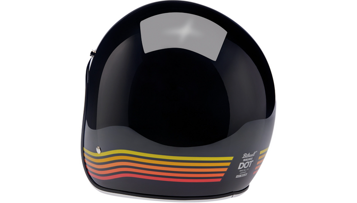 Biltwell Bonanza Helmet - Gloss Black Spectrum