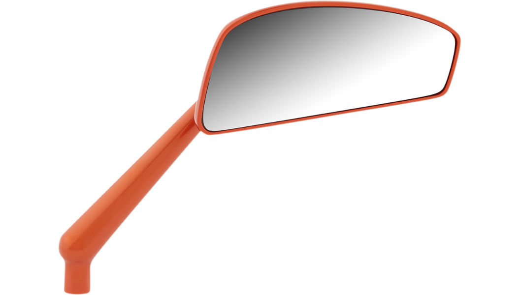 Arlen Ness Tearchop Mirror - Right Mirror - Orange