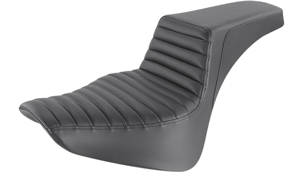 Saddlemen Step-Up Seat, Black, Tuck & Roll, Fits 18-20 FLDE/FLHC/FLHCS/FLSL