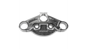 SLYFOX Upper Triple Clamp - Raw - Fits 14 and Newer FLH