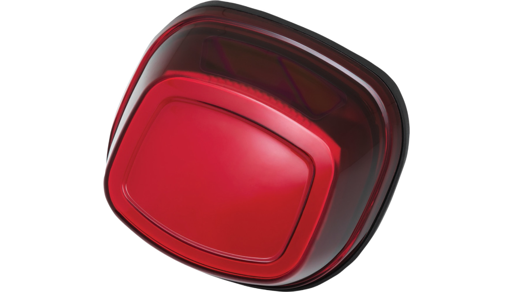 Kuryakyn Tracer LED Taillight - Red Lens - Without Top License Plate Illumination Window