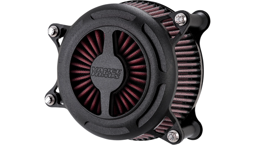 Vance & Hines V02 Blade Air Cleaner - Wrinkle Black - Fits 91-21 XL (Except 21 Sportster S/RH1250S)