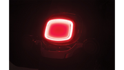 Kuryakyn Tracer LED Taillight - Red Lens - Without Top License Plate Illumination Window