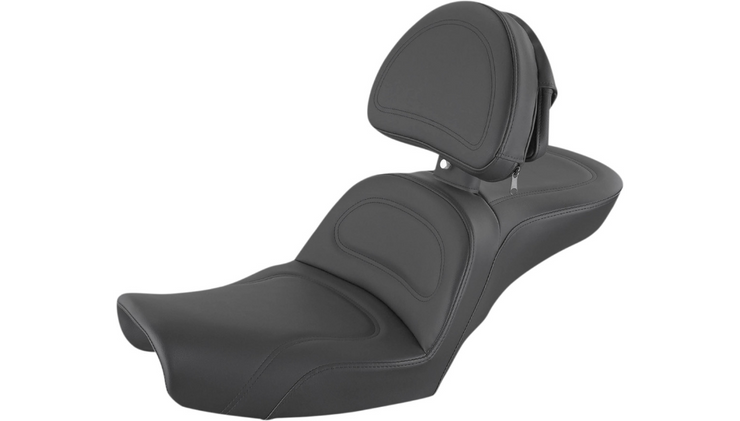 Saddlemen Explorer Seat - W/ Back Rest - Fits 96-03 FXD (Except FXDWG)