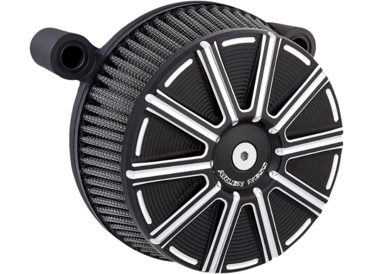 Arlen Ness Big Sucker Stage I Air Filter Kit W/10 Gauge Billet Cover - Fits Cable Operated Twin Cam Engines