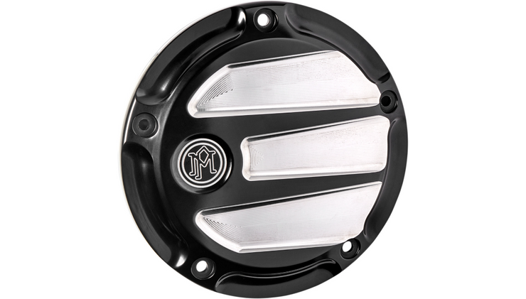 Performance Machine Scallop Derby Cover - Fits 18 FLSB, 19-21 Softail Models - Contrast Cut