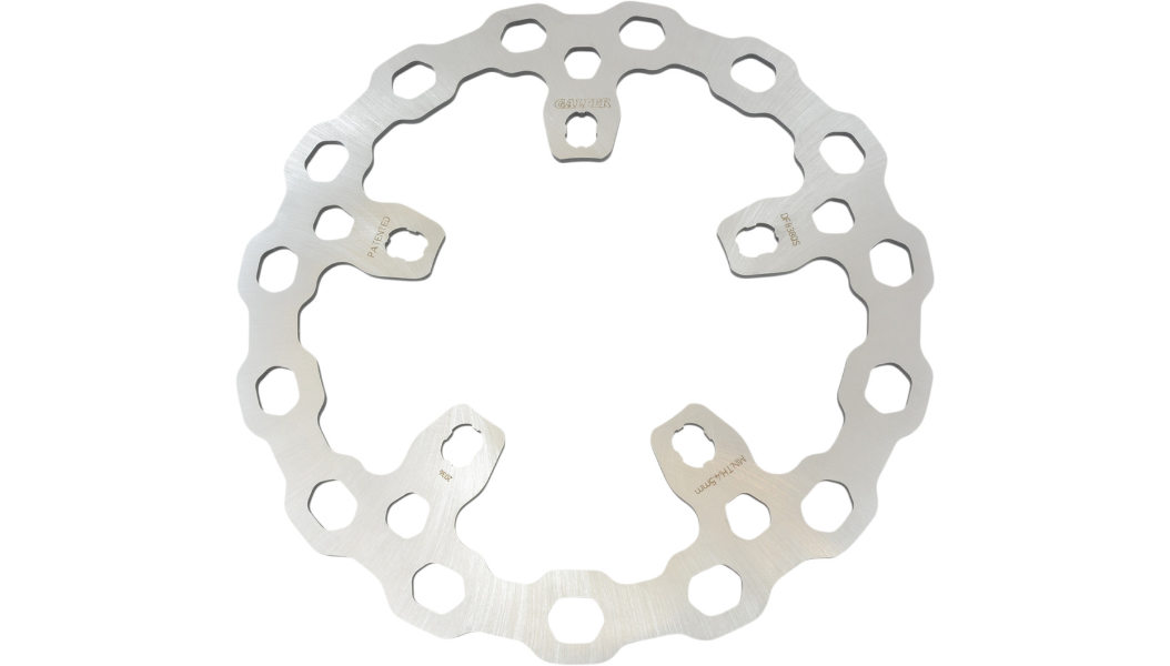 Galfer Cubiq Oversized Front Brake Rotor - DF838QS - 12.5" - Semi-Floating - 14-20 Touring - Lug Mount