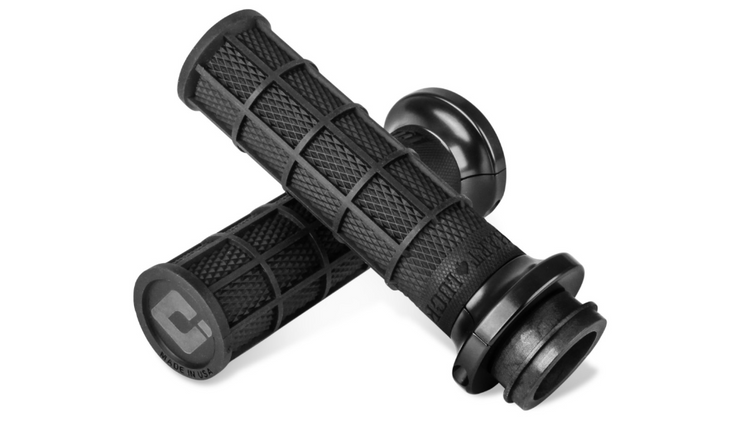 ODI Hart-Luck Signature V-Twin Lock-On Grips - Throttle By Wire - Black