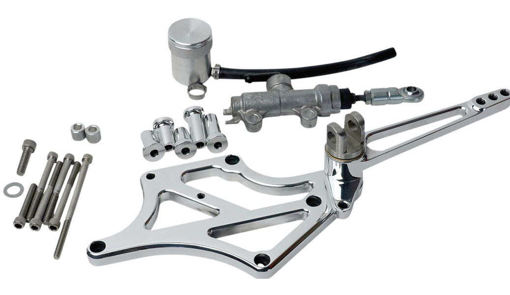 Speed Merchant Mid Controls - Polished - 17+ Touring – Tucker Speed